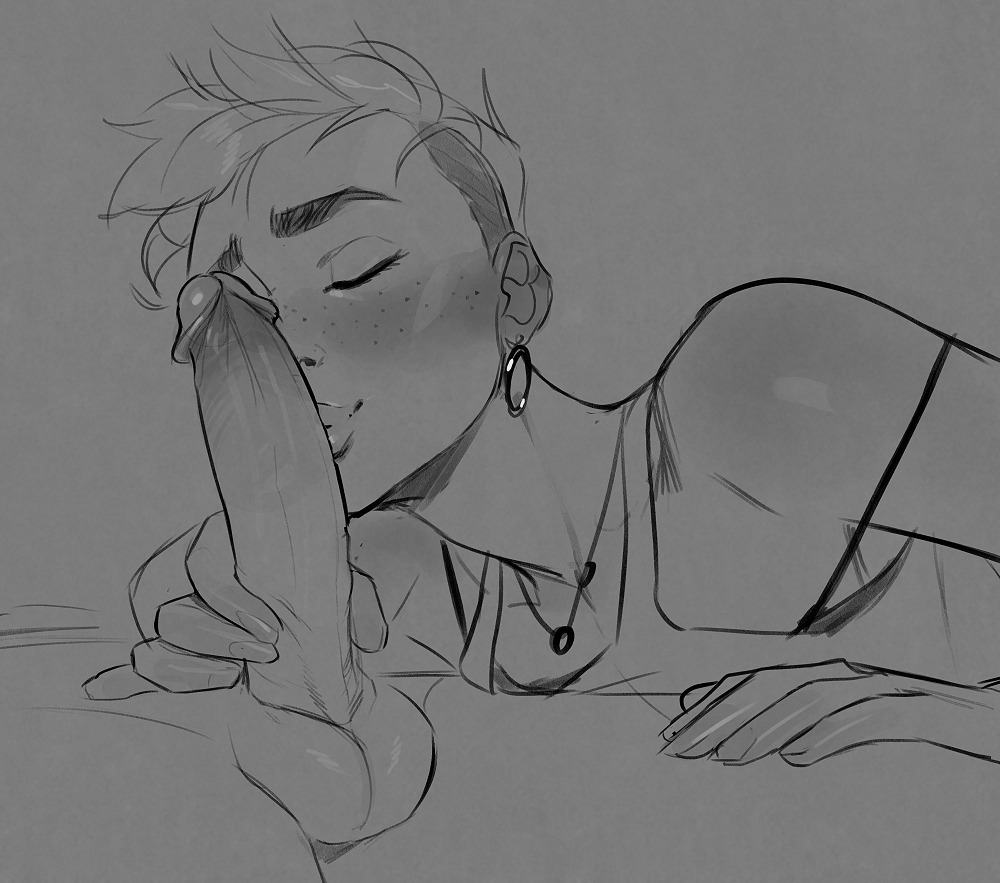 incaseart:  Gayness done for fun + two warmup pics from this month.buttsmithy.compatreon.com/InCaseArt