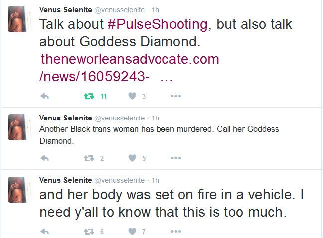 fuckrashida:  desdeotromar:  Black trans femme writer Venus Selenite calling attention