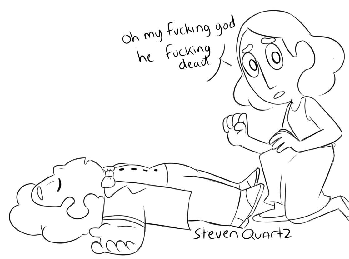 stevenquartz: This is the only time I will ever draw Connie and its for this stupid