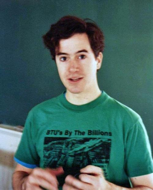 lizdexia:Stephen Colbert in college, 1980s