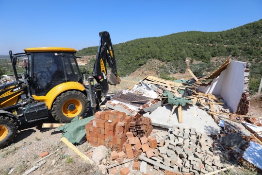 Buca Ormanlarında Fırsatçılar 40 dönümü yok etti