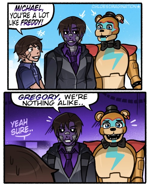 Gregory Believes In The Glammike FNAF Theory,,