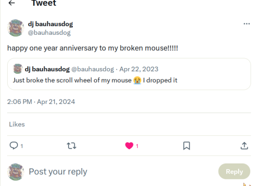 My One Year Scheduled Ahead Tweet Finally Came In