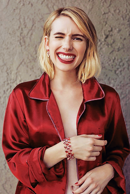 femalesource:Emma Roberts for Glass Magazine Winter 2018