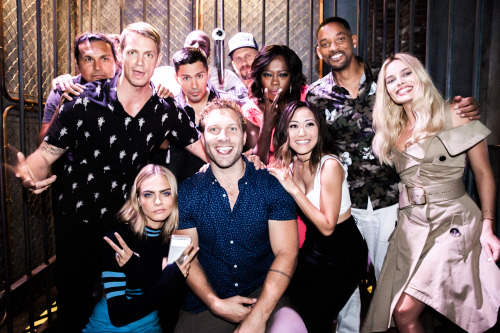 julientell:  Cast of Suicide Squad at Squad 360: The VR Experience at San Diego Comic Con, 2016