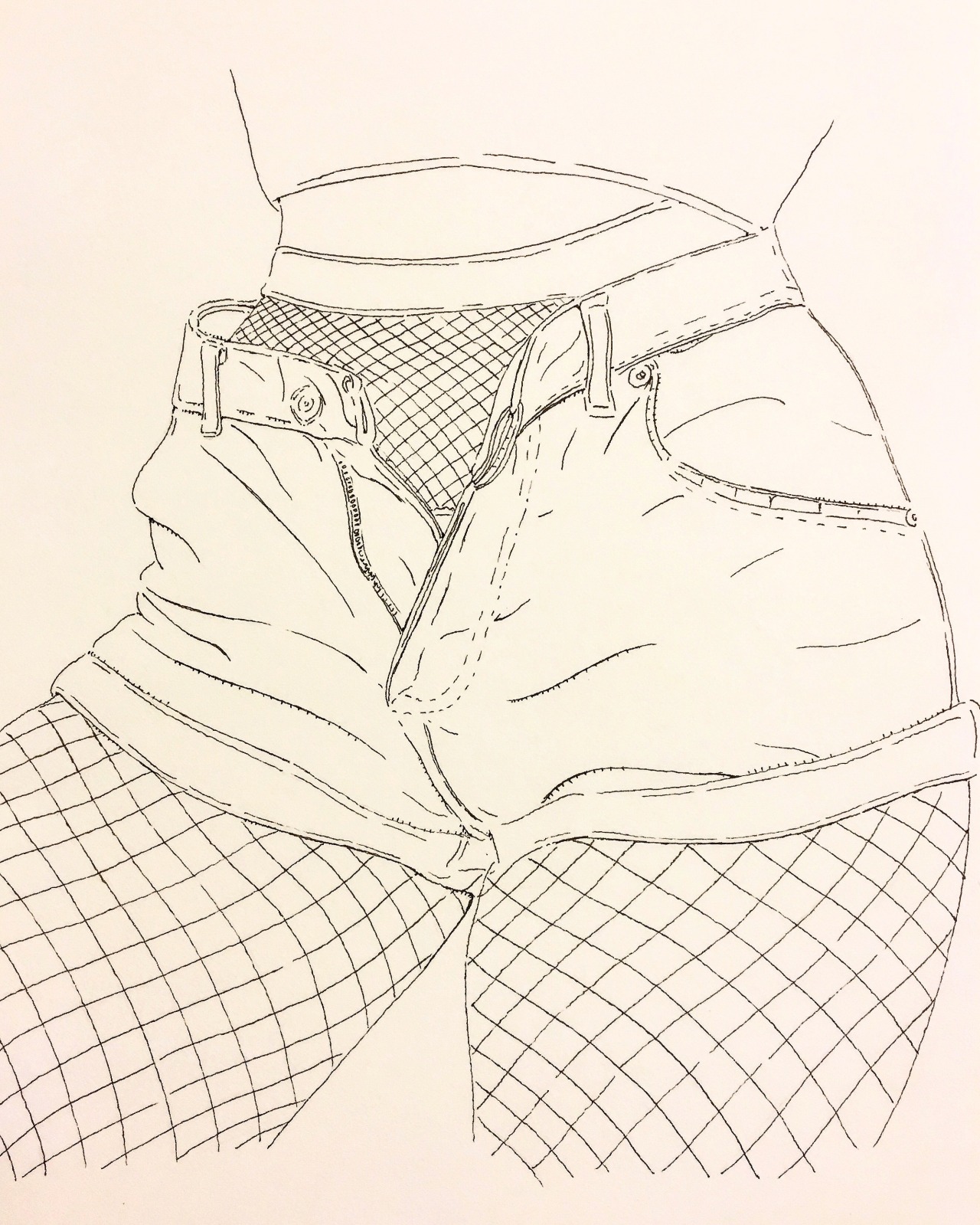 ismaelguerrier: From my series, Nets (Pen on paper) Instagram: ismael.guerrier.art