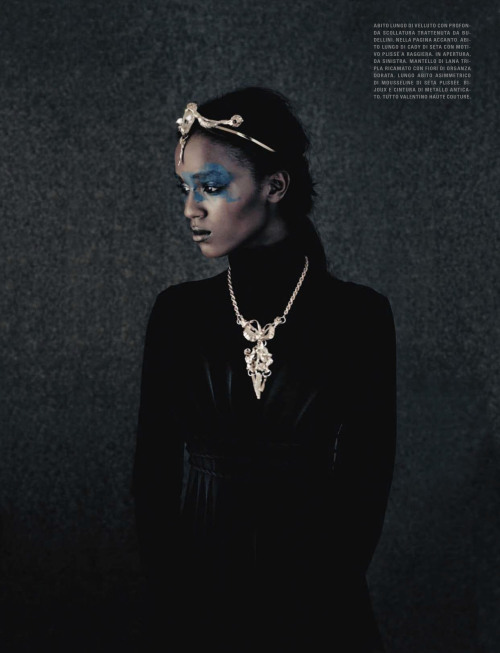 hellyeahblackmodels:  “A Unique Style” - Vogue Italia September 2015 