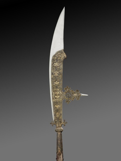 Fauchard for the guard of Cardinal Scipione Borghese, dated 1605.from The Philadelphia Museum of Art