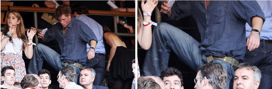 lamarworld:  Prince Harry bulge