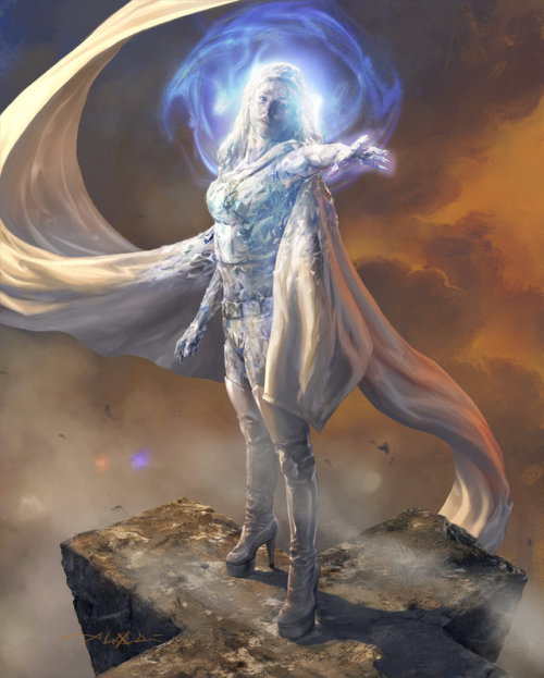 Emma Frost + Aleksi Briclot www.artstation.com/artwork/l2Gz