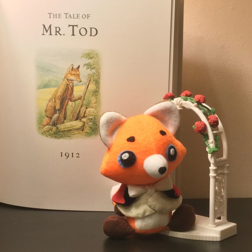 The Tale of Mr Tod (Happy Birthday Beatrix Potter)Handmade Soft Toy 