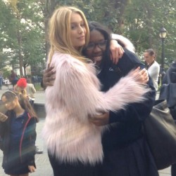 casuru:  legendsbutler:  Me and my fav cailinrusso love her  For more photos of Cailin follow http://casuru.tumblr.com/