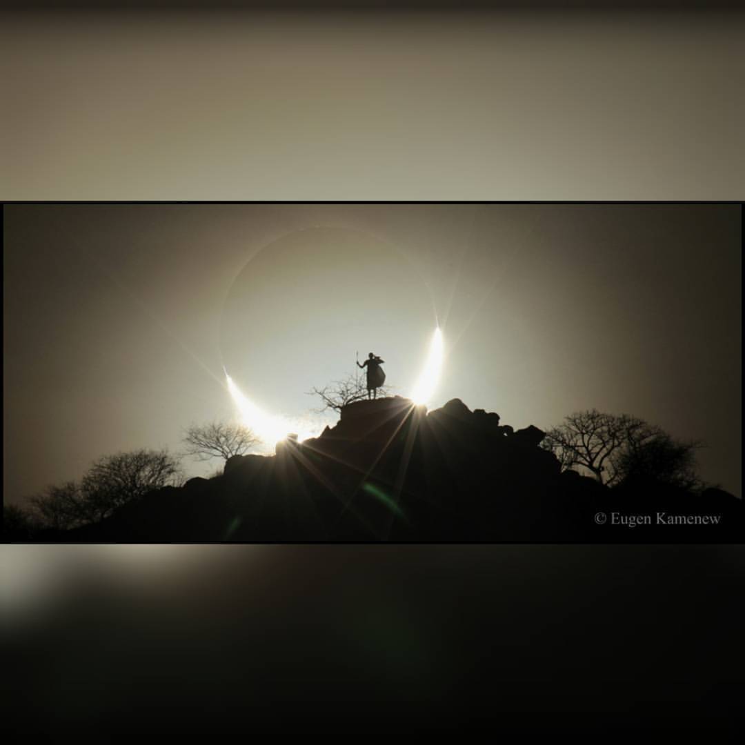 A Hybrid Solar Eclipse over Kenya #nasa #apod #sun #moon #eclipse #solareclipse #hybrideclipse