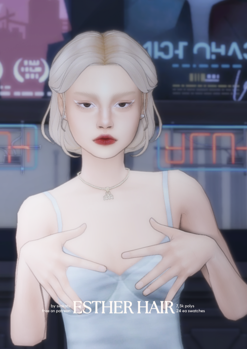 New Cc Hair For The Sims 4! Free Download On Patreon