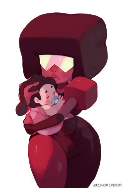 bluekomadori:  Happy Mother’s Day! YOu have no idea how much I love Steven Universe  &lt;3 &lt;3 &lt;3
