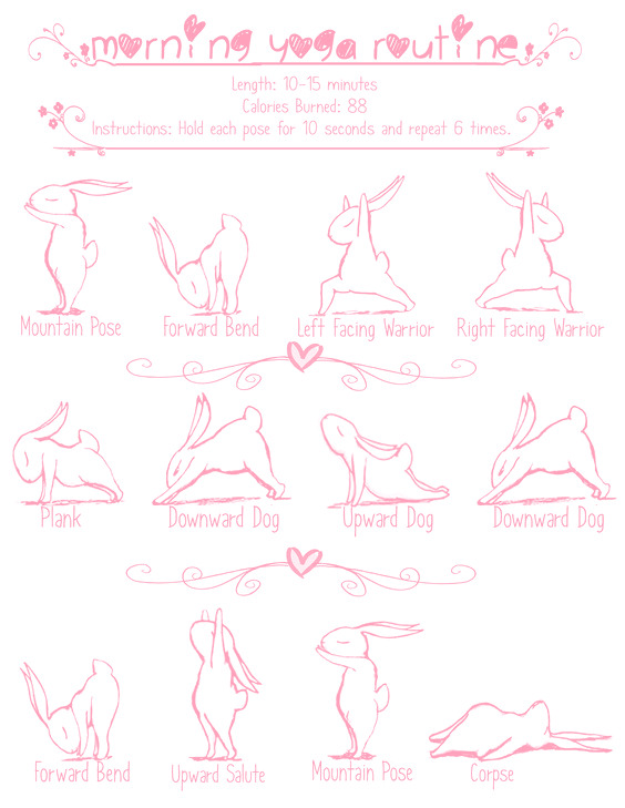 minty-neko:Cute morning yoga routine~ My edit ♥ src