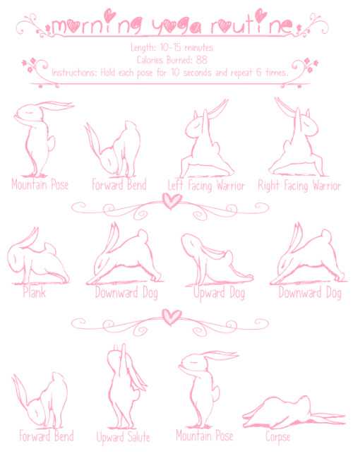 minty-neko:Cute morning yoga routine~ My edit ♥ src