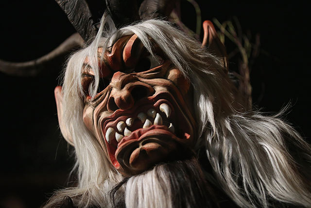 odditiesoflife:  Meet Krampus the Devil of Christmas  Half-goat, half-demon, all