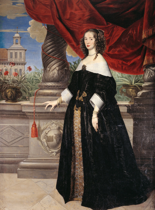 Anna Margareta von Haugwitz by Anslem van Hulle, 1649 