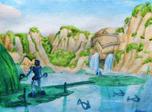 BAS Challenge Week 6 - Naho Falls by fedorastories (www.fedorastories.com - fedorastories.deviantart