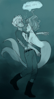 keythecoward:  annikasettergren:  thesilentapprentice:  part-of-your-soul:  wake up by ~Jazzie560  #What if this is what really happens when mermaids/sirens take men into the water?#What if they like really want to love them and be with them but they