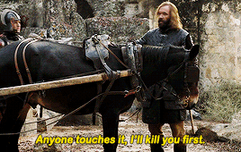 nalianova:Sandor Clegane: A Mood / Game of Thrones, S07.