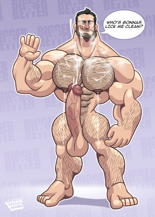 inkollo:gravity-falls-hunks:Fanart of Samson from Bigger is better by @inkollo, in GFH cartoony styl