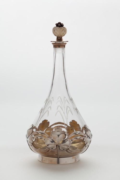 design-is-fine:Ernest Cardeilhac, Flacon, 1900. Silver, ivory. France. MAKK Cologne, via RBA