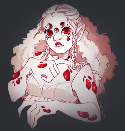 Funguary - Bleeding tooth fungus Commission Info | Support me on patreon! 