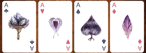 itscolossal:
“ AVES: Playing Cards Inspired by Karina Eibatova’s Bird Illustrations
”