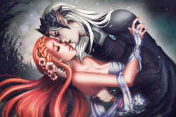 Hades x Persephone by sakuyasworld 