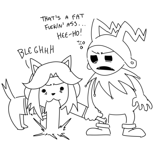 Stream art part 3: ShitpostsJack Frost and Temmie was a FORCED MEME in my chat, so I sated the bloodthirsty masses with it. DBZ Jesus turned out pretty good.Gats as Guts is already better than the Berserk abortion we got this season.