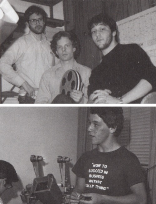 thedeaditeslayer:Early photos of the  Renaissance trio during The Evil Dead era.