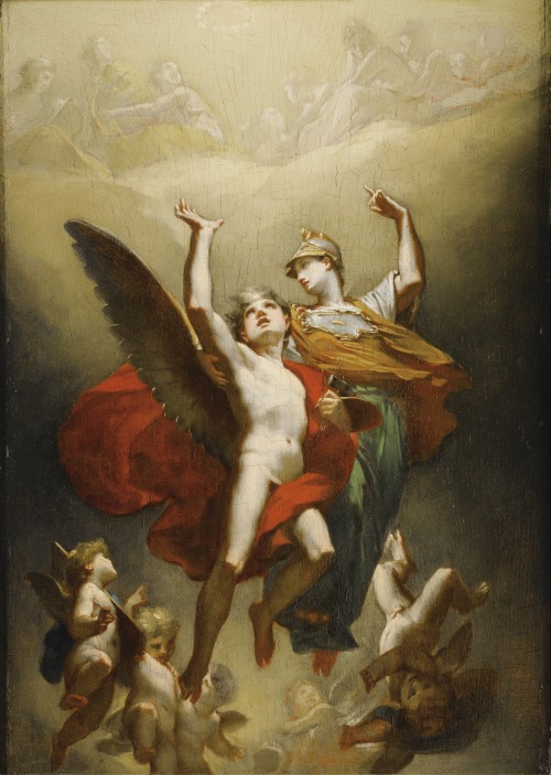 Pierre-Paul Prud’hon, Minerva leading the genius of Arts to immortality, c.1806