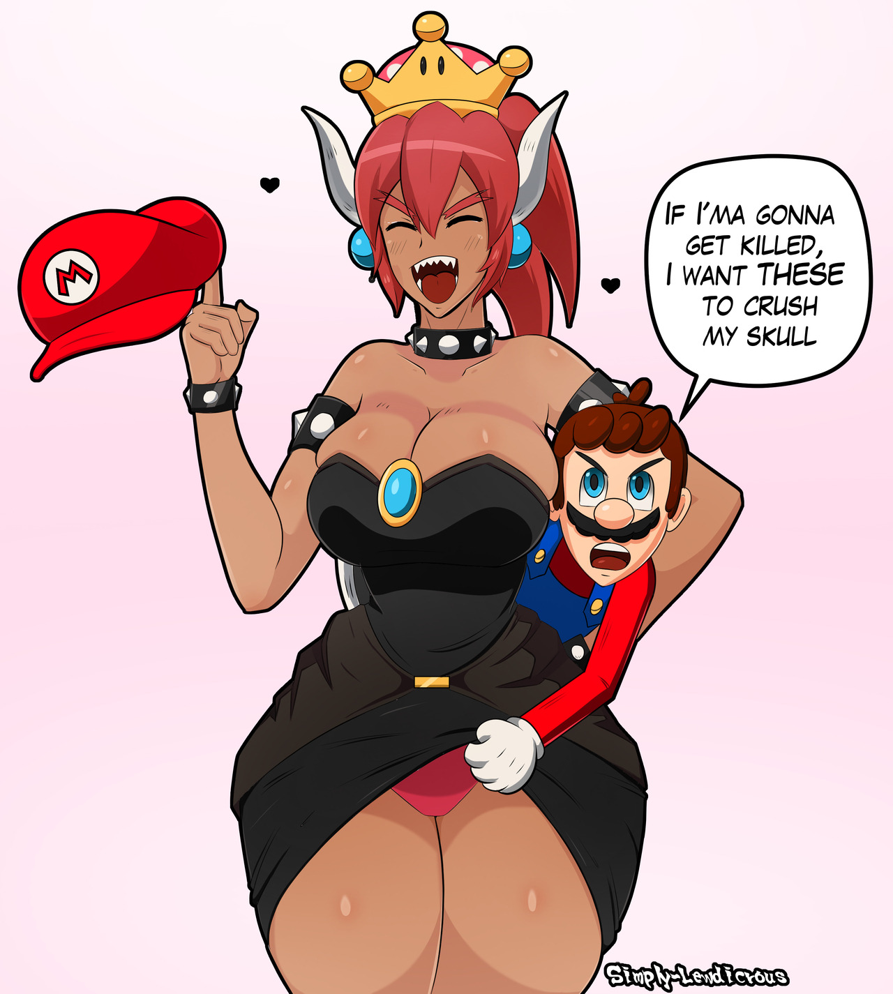 simply-lewdicrous:I decided to hop in on the Bowsette memery. I’ve actually never