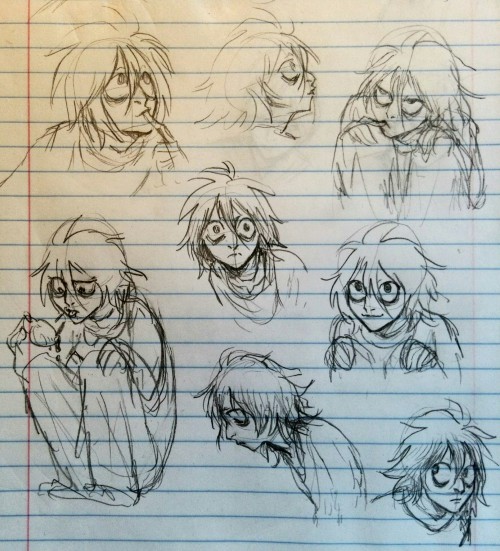 These were the (messy) pencil sketches for the DN Inktobers I posted, as well as some practice scrib