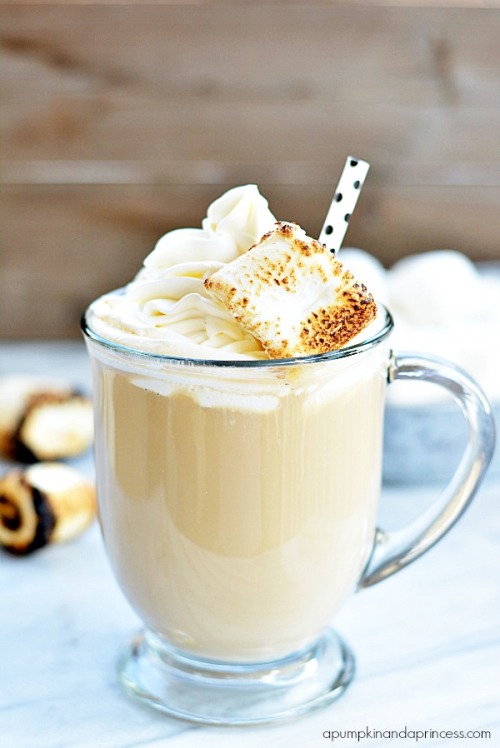 confectionerybliss: Caramel Marshmallow Latte | A Pumpkin And A Princess