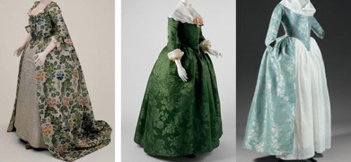 peremadeleine:a rainbow of eighteenth-century dresses & gowns