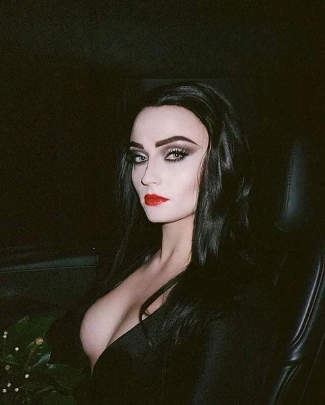 Porn Sophie Turner as Morticia Adams … photos