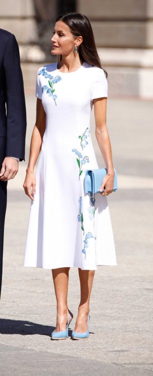 May 17, 2022: King Felipe and Queen Letizia offer an official welcome to Sheikh Tamim bin Hamad Al T