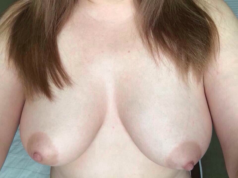 Paula has been doing flax seed oil massages for just over a month now, and her tits