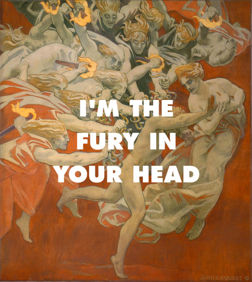  Orestes Pursued by the Furies, Singer Sargent (1921) | Spanish Sahara, Foals (2010) 