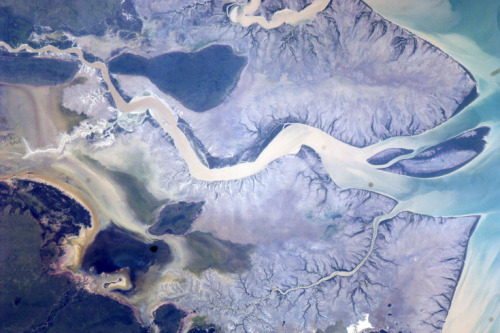  An aerial view of King Sound coastline, Western Australia 