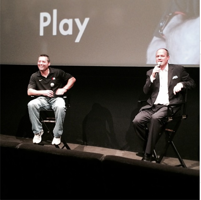 ‘American Muscle’ Premiere
Mike Barwis and Rich Eisen field some tough questions after the 'American Muscle’ screening.