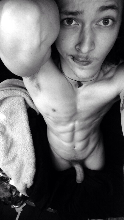 XXX postmypecker:  Show off that COCK!  Lad with photo