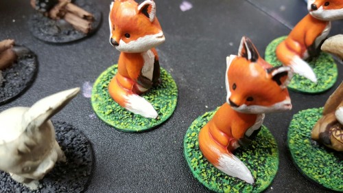 joshpomeroy:#woodland #creatures #painting #miniatures