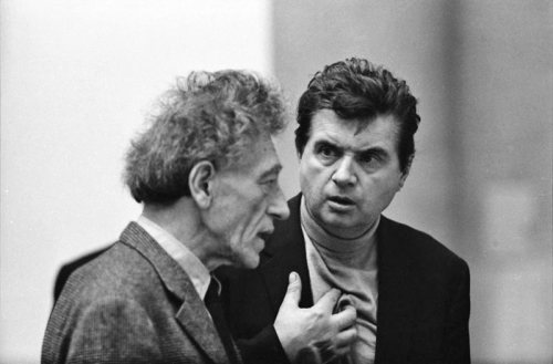  Alberto Giacometti et Francis Bacon, 1965.Gelatin silver printPhoto © Graham Keen 