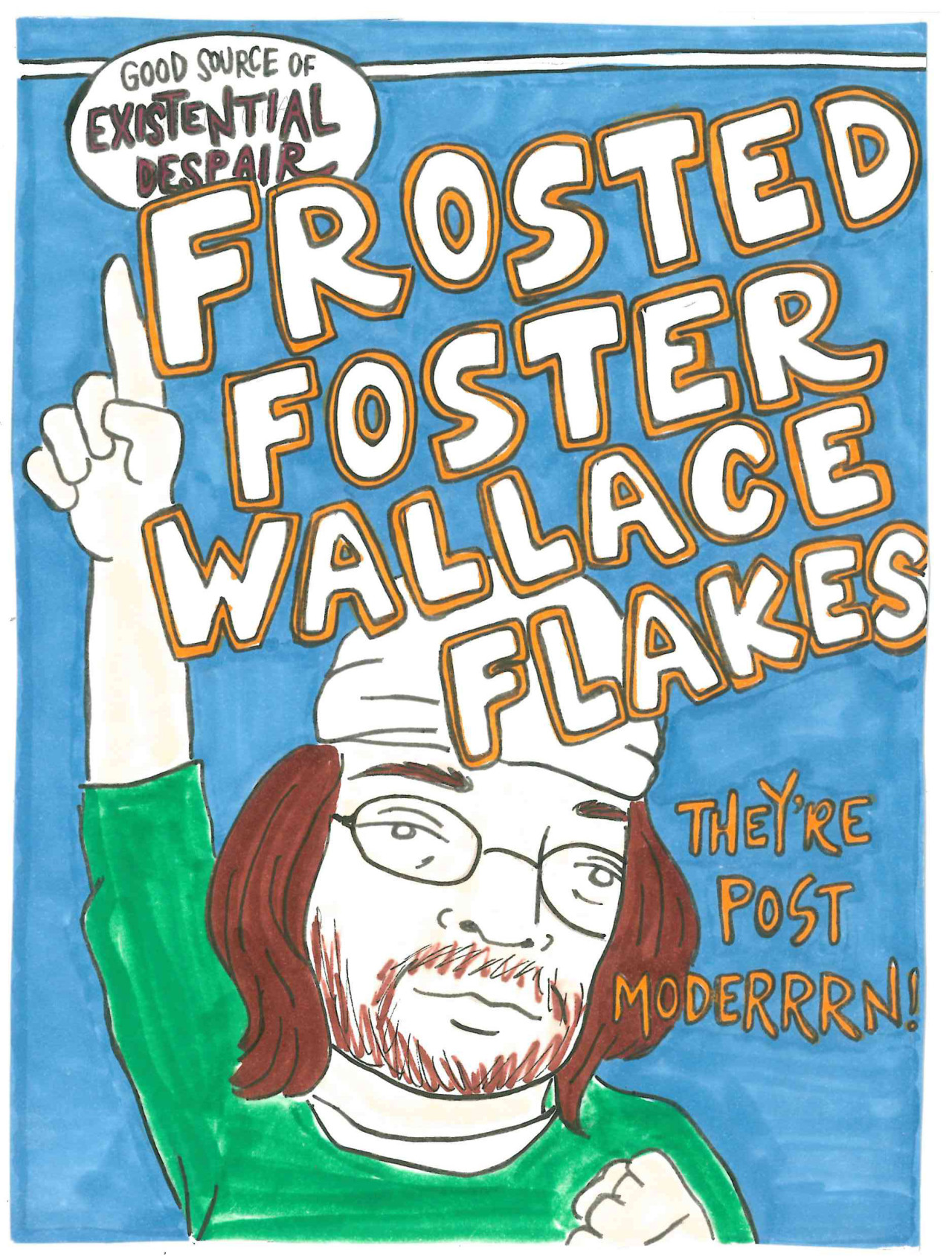 lastnightsreading:
“aaknopf:
“kategavino:
“Authors as Breakfast Cereal Mascots by Kate Gavino
”
Cat Sized Frosted Murakami Wheats!!
”
Never underestimate the amount of time I spend thinking about author name puns.
”