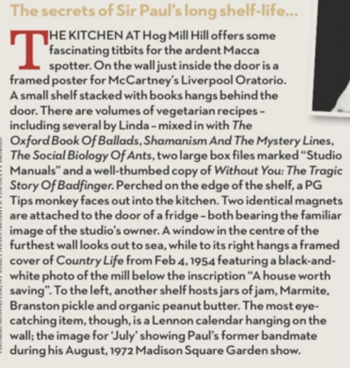 So There I Am, Idly Skimming A 2015 Issue Of Uncut and Reading This List Of Shit Paul Has Around When