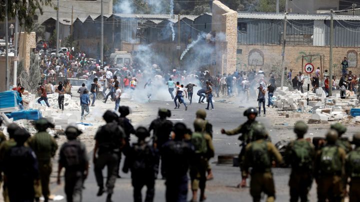 diaspora: May 19th, 2017 Hundreds of Palestinians clashed with the IDF in Gaza and